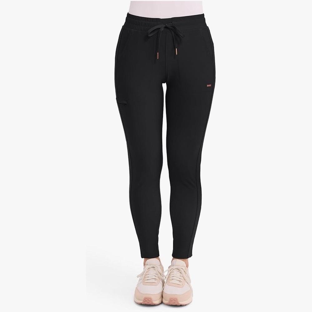 Cherokee CK095T Mid Rise Tapered Leg Drawstring Scrub Pants